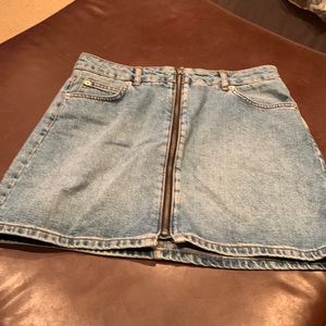 Top shop Jean skirt Size 6